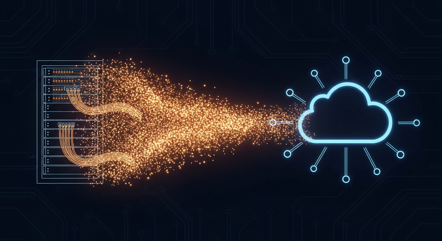 VPSからCloudflare Workersへのサーバー移行イメージ